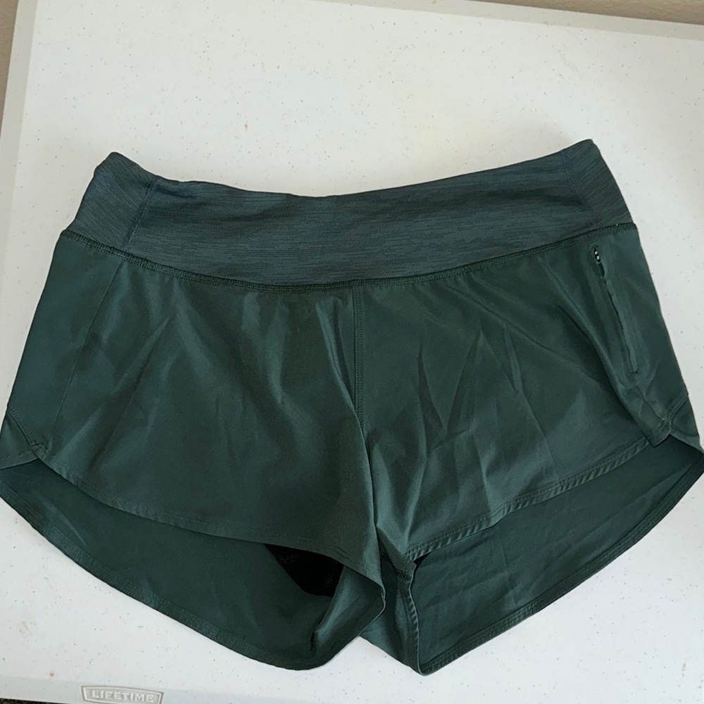 Outdoor Voices Women's Green Athletic Shorts Size XL